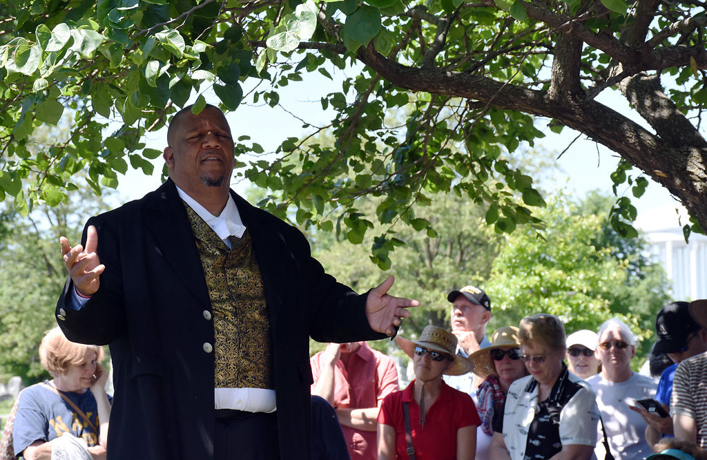 Lorne Jackman performs as John William "Blind" Boone